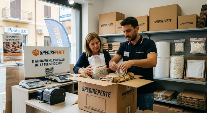 SpedirePerte ti aiuta nell'imballo delle tue spedizioni